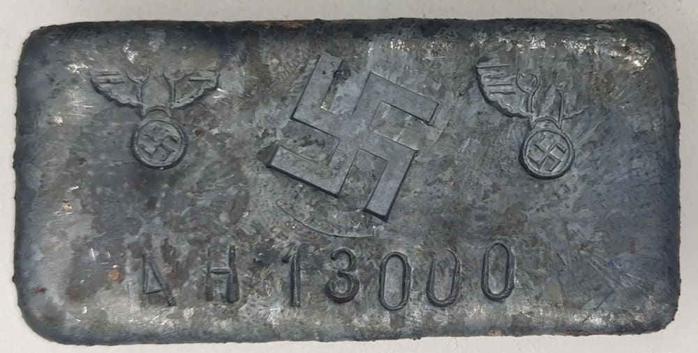 World War II Silver Ingot Sample